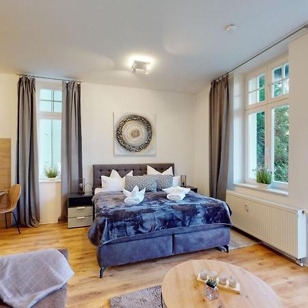 Sweethome - Business-Apartment Mit Kueche, Terrasse, Stellplatz Magdeburg Kültér fotó